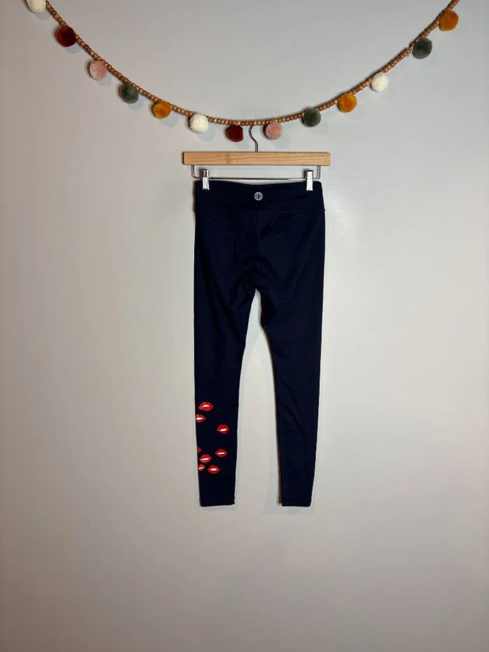 Tory Burch Sport Lip Print Performance Leggings